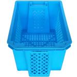 External Size 545*345*250mm Agriculture Plastic Crate for Vegetables Transportat