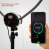 Buy cheap 80w Stepless Dimming LED Fill Light With 0-100% Brightness 4 Arms Makeup Lighting from wholesalers