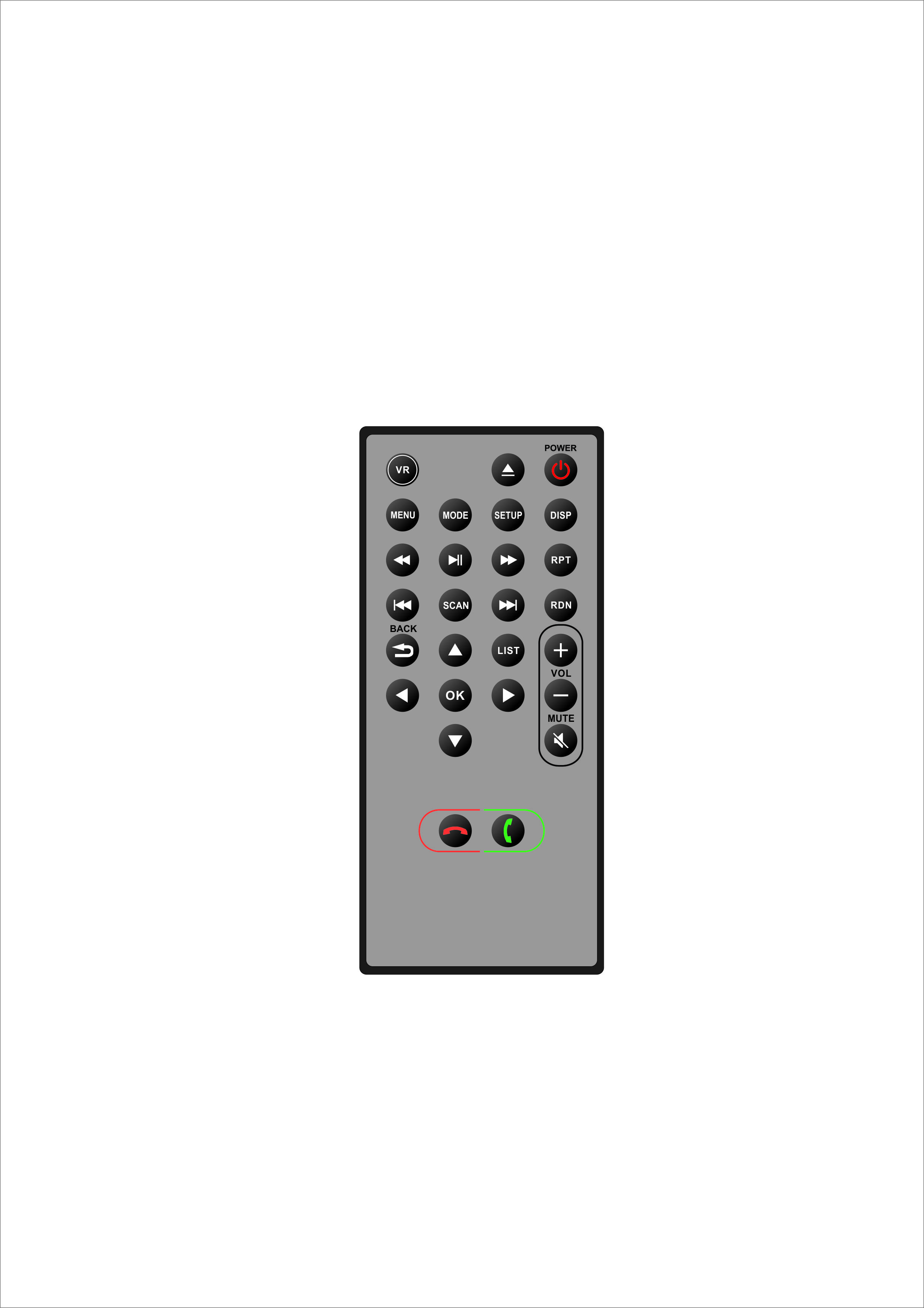 Customized Color 2.4G Connected Home Devices Unique Design With Mini Keyboard