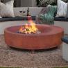Buy cheap 100cm Extra Large Outdoor Round Wood Burning Rust Fire Pit Bowl For Camping from wholesalers