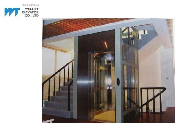 Buy cheap Vibration Proof Residential Home Elevators Machine Room Less Traction Type Max Travel 12M from wholesalers