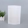 Buy cheap Custom Food Packaging Bag Standup White Kraft Paper Zipper Bag with Window for Food Wholesale from wholesalers