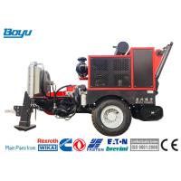 Buy cheap 100kn 158hp Hydraulic Cable Puller Overhead Line Stringing Equipment product