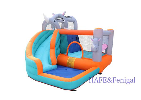 Buy cheap Animal Rhino Inflatable Water Slide Inflatable Bounce House Bouncing Castle For Kids from wholesalers