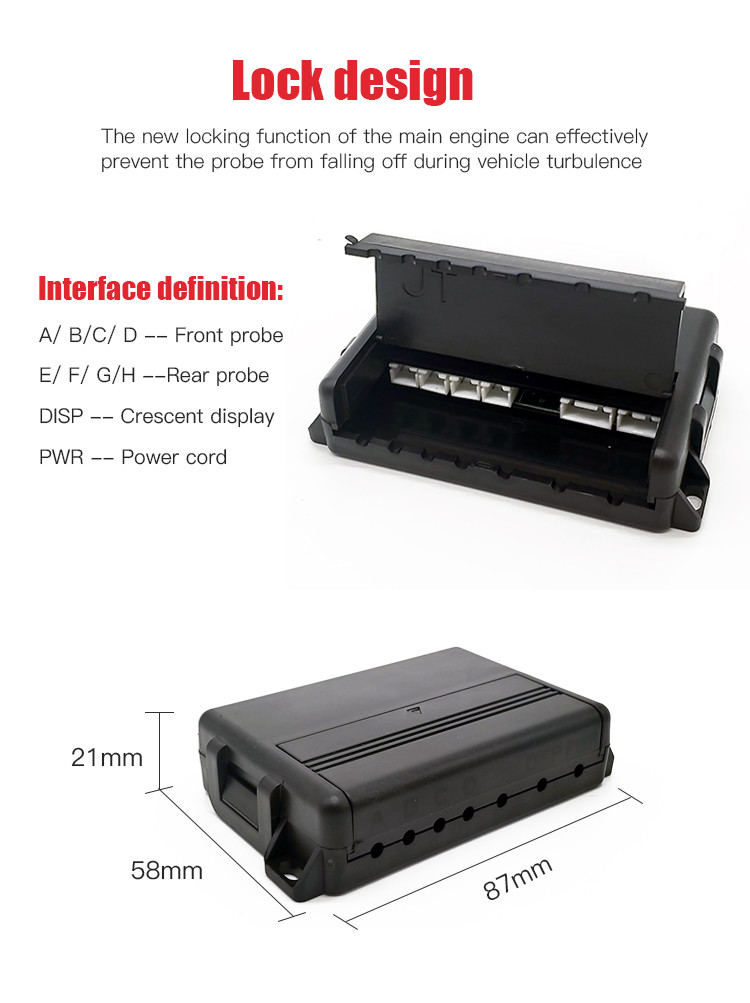 70dB 80dB Blind Spot Monitoring Systems 12V Reverse Backup Radar