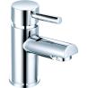 Buy cheap Stylish Modern Chrome Single Handle Basin Mixer Tap Faucet T8202 from wholesalers