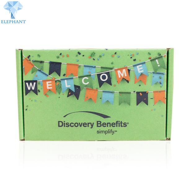 Buy cheap Offset Printing Cardboard Flat Pack Boxes CCNB Grey Cardboard Ear Lock from wholesalers