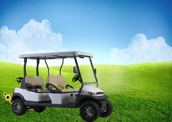 Buy cheap Big Tyre Four Passenger Golf Cart , Electric Motor Golf Cart For Club from wholesalers