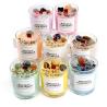 Buy cheap Glass Jar Scented Candle Wooden Wick and Healing Crystals for Aroma Therapy from wholesalers
