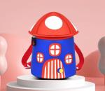 mushroom shape 3D Neoprene education bag SBR children backpack soft kindergarten