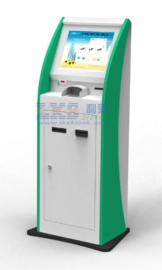 Quality Cold rolled steel Self Payment Kiosk With A4 Printer And Card Reader for sale