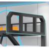 Buy cheap Double Layers Iron Bunk Bed for Internet Gaming Cafe Commercial Furniture and General from wholesalers