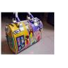 Buy cheap Europe and selling women's handbags shoulder diagonal cartoon character embroidery Boston Messenger Bag from wholesalers