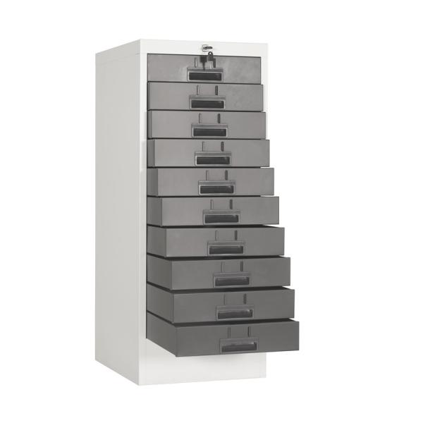 Buy cheap Ten Drawers Drawer Filing Cabinet Tall White Chest Of Drawers Thin Storage Cabinet from wholesalers