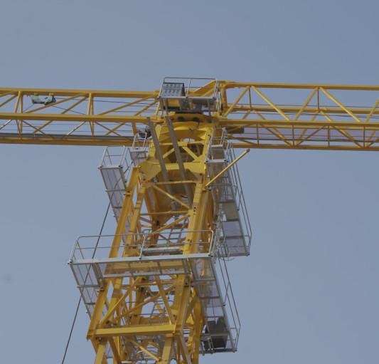 Buy cheap Durable Sturdy Sinocorp Topless / Flattop Tower Crane QTP6015-8 from wholesalers