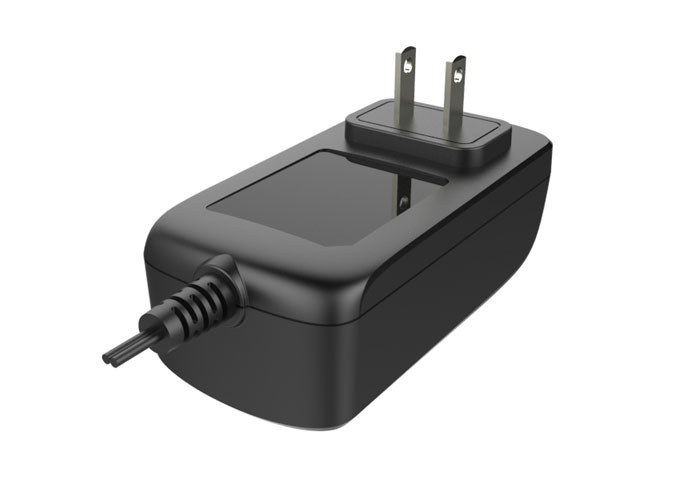 36W US Plug AC DC Power Adapter Black 12 - 24VAC Wall Mount Power Adapter