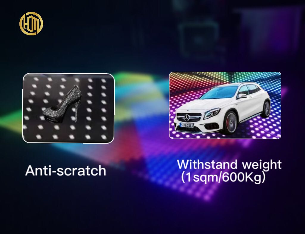 Luminous Light LED Dance Floor for Wedding DJ and AC 100-240V 50/60Hz Input Voltage