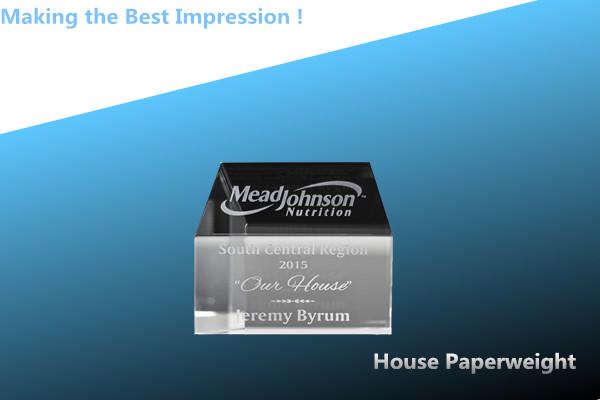 Buy cheap CRYSTAL heart paperweight/rectangle crystal paperweight/crystal house paperweight from wholesalers