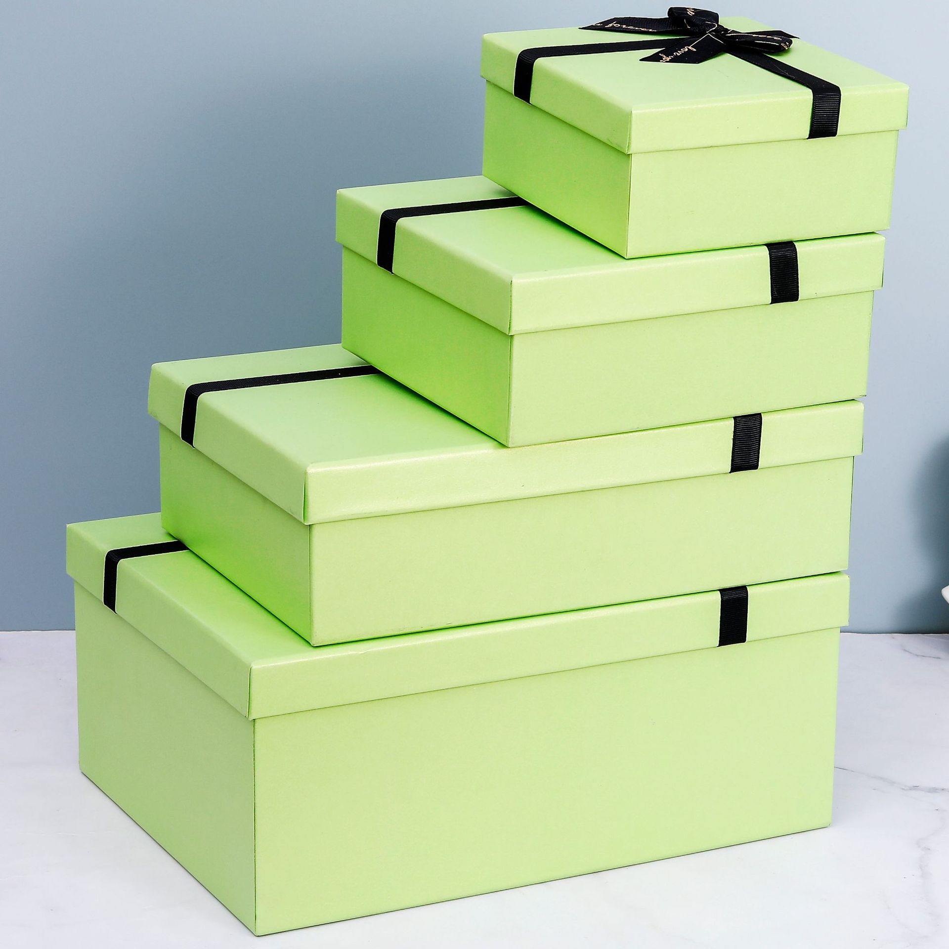 Business Promotion Square Custom Size Folding Paper Gift Box with Paperboard Material