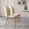 Buy cheap Stainless Steel Luxury Dining Chair Banquette Seating OEM ODM from wholesalers
