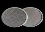 Circular Cake Filter Disc Air Filters Material , 70 Micron Stainless Steel Mesh