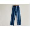 Buy cheap Contrast Color Ladies Denim Jeans / Light Wash Mid Rise Push Up Jeans TM7064 from wholesalers