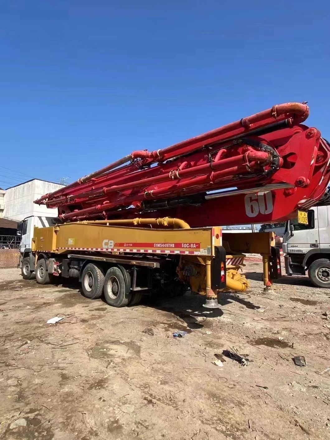 2019 Sy 56m Concrete Pump Mercedes Benz Truck Price