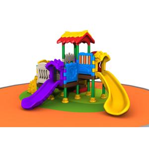 Buy cheap Outside Kids Plastic Playground Equipment For Kindergarten Simple Construction from wholesalers