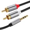 Buy cheap Colorful Video Audio Cables , Stereo Jack Cables 2 Rca 3.5Mm Digital To Male For Car from wholesalers