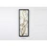 Buy cheap Wooden Framed Metal Floral Design Wall Art Decoration For Home Gallery Hotel from wholesalers
