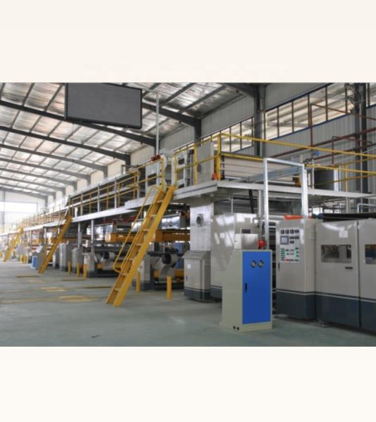 Buy cheap 3ply Corrugated Cardboard Production Line High Speed 2200-3layer Production Efficiency from wholesalers