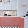 Buy cheap High End Knock Down Design Pink Kitchen Cabinets Discontinued Typed Base Cabinets from wholesalers