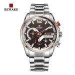 3 Amt Waterproof Mens Stainless Steel Watches Caseback Mineral Crystal Glass