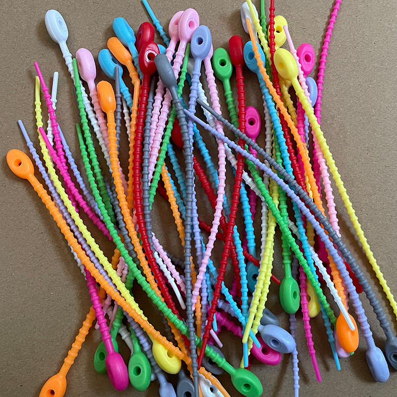 Reusable Silicone Cable Twist Ties Bread Tie Bag Sealing Clip Silicone Management Ties Cord Organizer For Car Home Offic