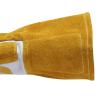 Buy cheap Soft Cotton Lining Heat Resistance Grain Cowhide Leather Cowsplit Wear Resistant Laser Work Welding Safety Glove from wholesalers