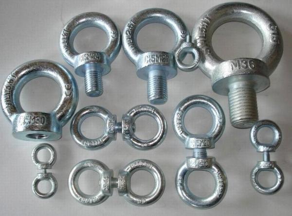 Buy cheap Zinc plated high strength Din580 forged eye bolt with nut from wholesalers