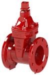 ANSI B16.10 Flange Or Groove Type Non Rising Stem Resilient Seated Valve With