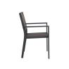 Buy cheap Black Outdoor Dining Chair With Aluminum And PE Rattan For Garden Furniture from wholesalers