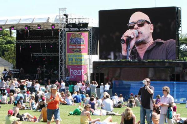 Buy cheap Stage Outdoor LED Screen Rental , Large LED Display Panels Advertising Hire For Events from wholesalers