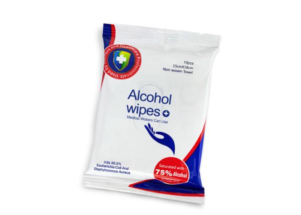 Buy cheap Medical Grade 75% Alcohol Hand Wipes , Hand Sanitiser Wipes Easy To Carry from wholesalers