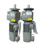 Coaxial inline Helical Bevel Gear Reducer 2hp Electric Motor For Conveyor Belt