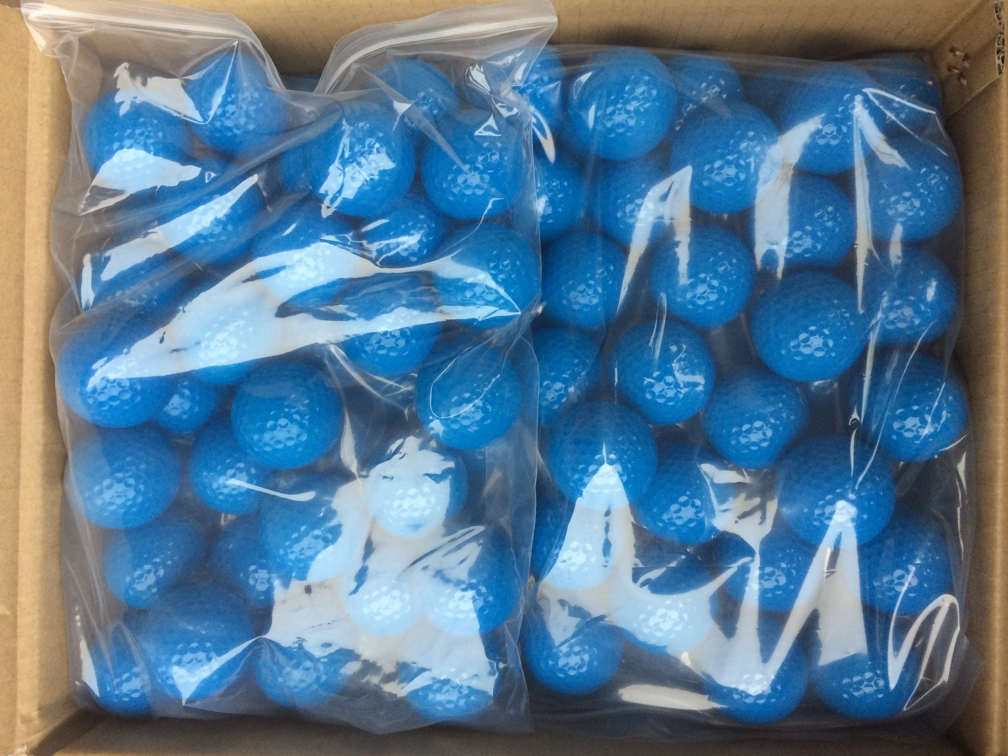 mini golf ball OR low bounce golf ball with two pieces