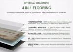 4.2mm SPC Luxury Vinyl Plank Flooring 100% Virgin Material Anti Skidding