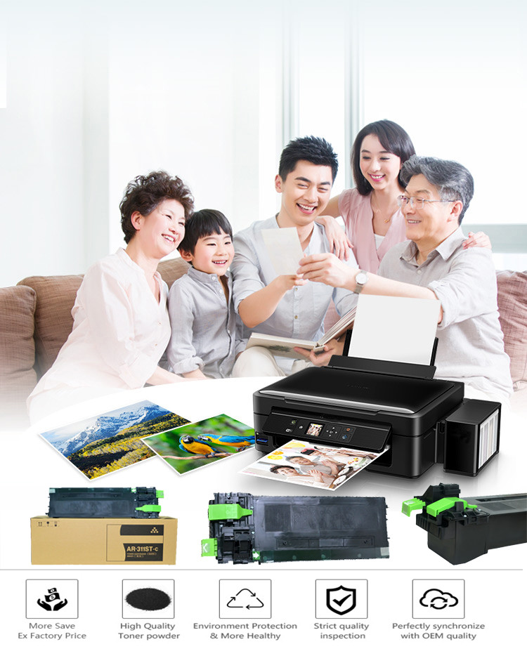 Black AR270FT Sharp AR-N 275 Compatible Laser Toner Cartridge , Copy Cartridges 25K Page