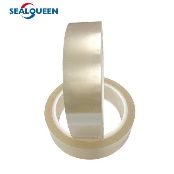 Buy cheap PET Transparent Easy Tear Packaging Tape Single Sided Adhesive Waterproof from wholesalers