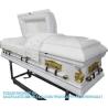 Buy cheap Paper Veneer Casket Solid Wood Caskets Wood Veneer MDF Caskets Cardboard Caskets European Coffins from wholesalers