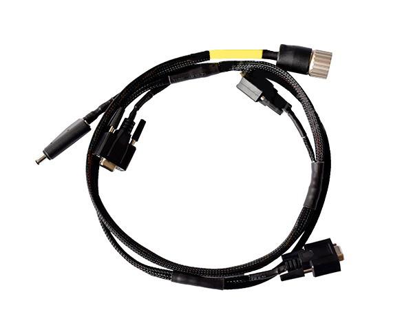 Buy cheap Double Twisted Braided Shield DB Head Surveying Equipment Wiring Harness Yellow And Green from wholesalers