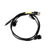 Buy cheap Double Twisted Braided Shield DB Head Surveying Equipment Wiring Harness Yellow And Green from wholesalers
