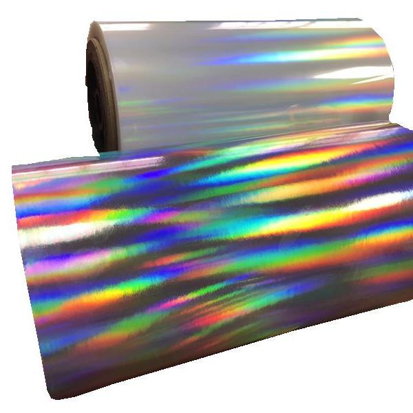 Buy cheap BOPP Transparent Holographic Film Roll Multiple Extrusion Moisture Proof from wholesalers