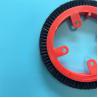Buy cheap Krantz K10 Brush Wheel Stenter Parts Red Plastic Body Black Nylon Hair Brush Fabric Durability from wholesalers